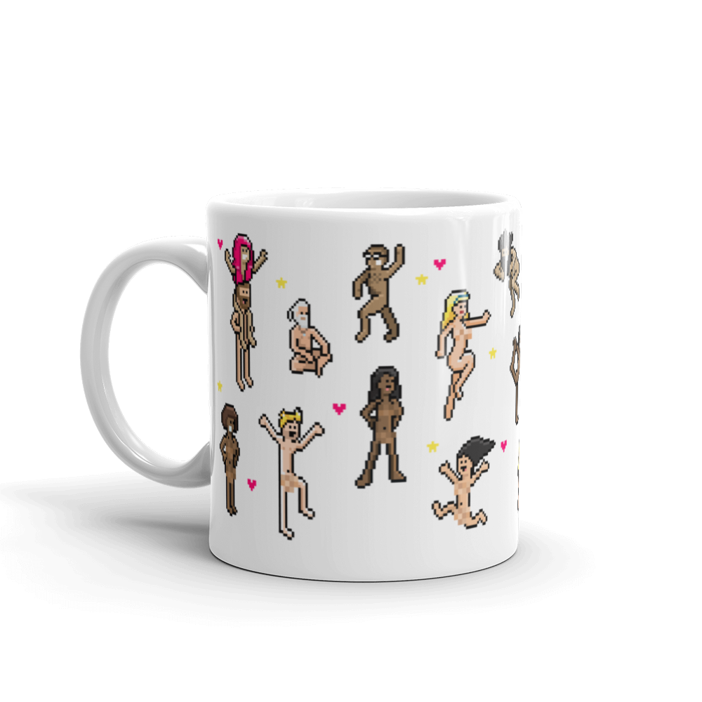 NKD Pixel People Mug