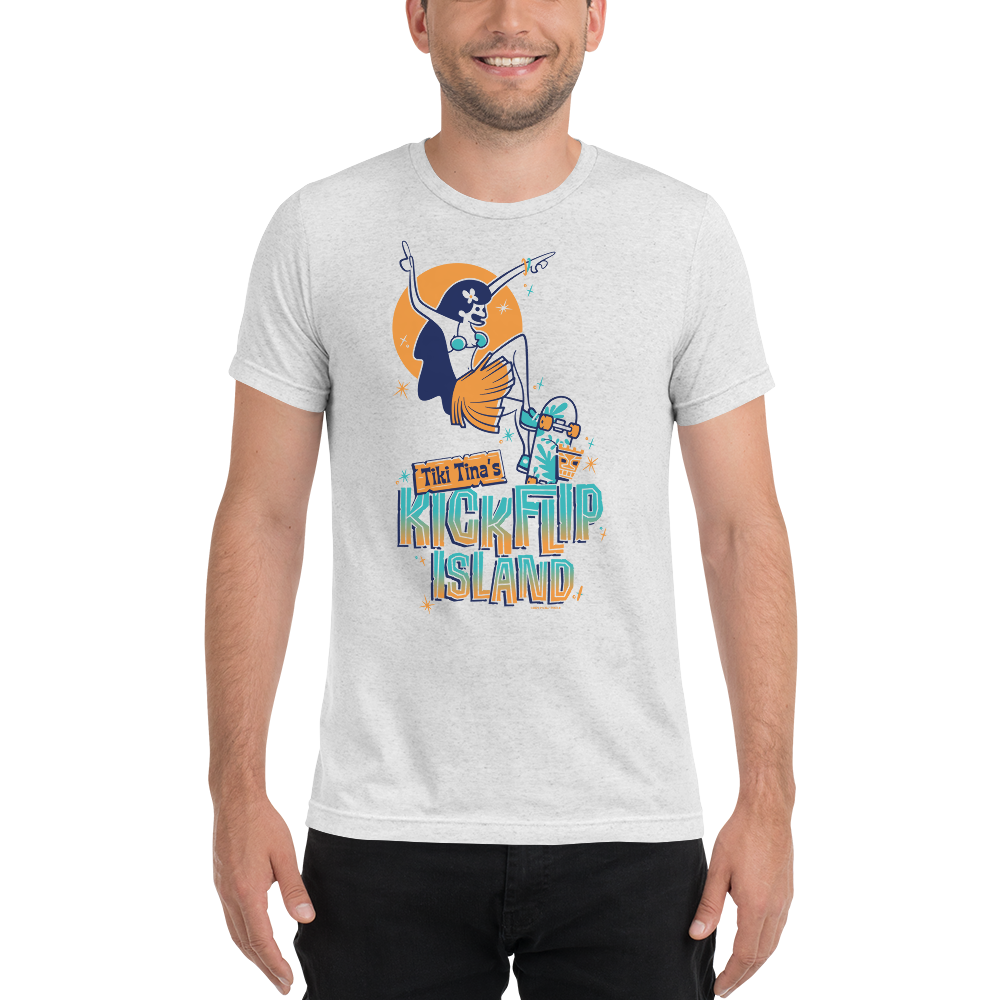 Tiki Tina's Kickflip Island T-shirt