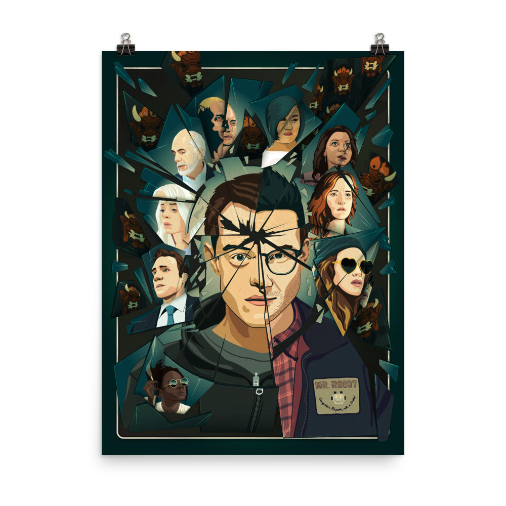 Mr. Robot - Fractured Poster