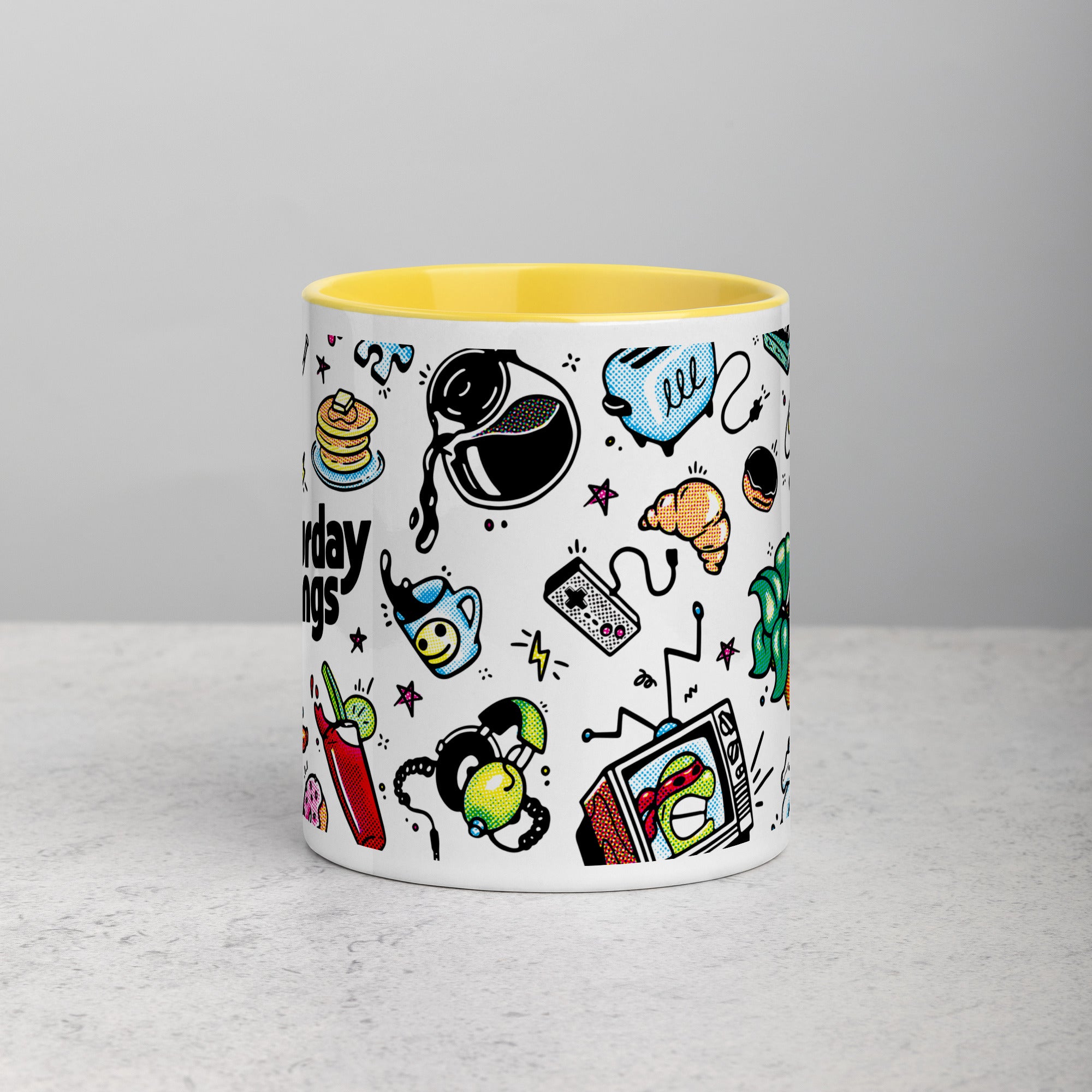 The Saturday Mornings Doodle Mug