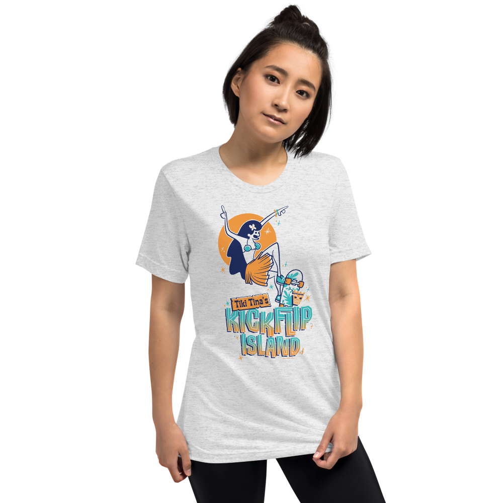 Tiki Tina's Kickflip Island T-shirt