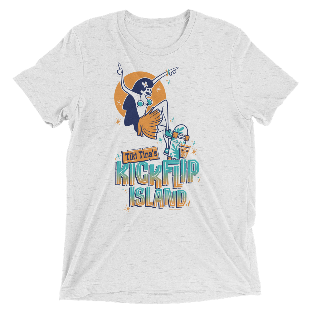 Tiki Tina's Kickflip Island T-shirt